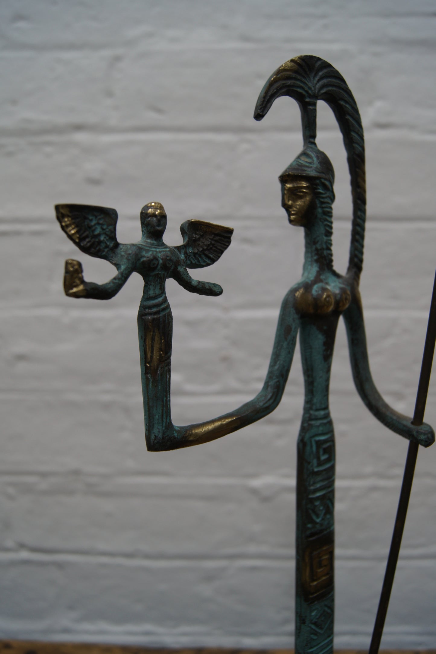 Bronze Statue Greek Goddess Athena