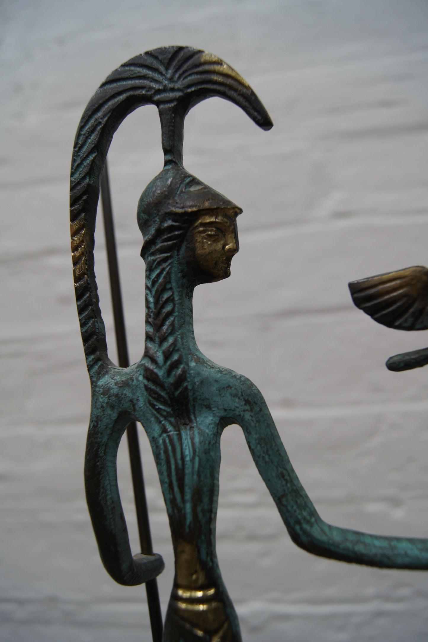 Bronze Statue Greek Goddess Athena
