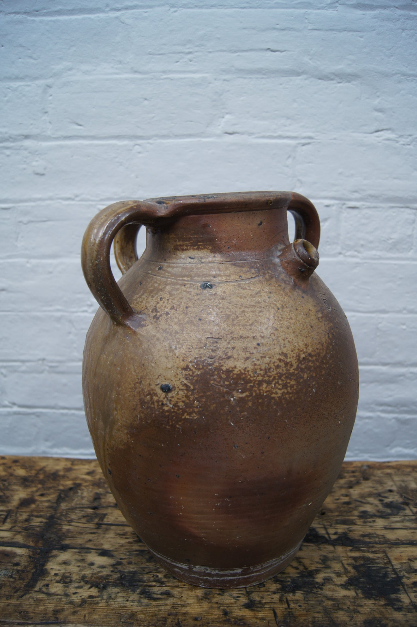 Large French Terracotta Jug