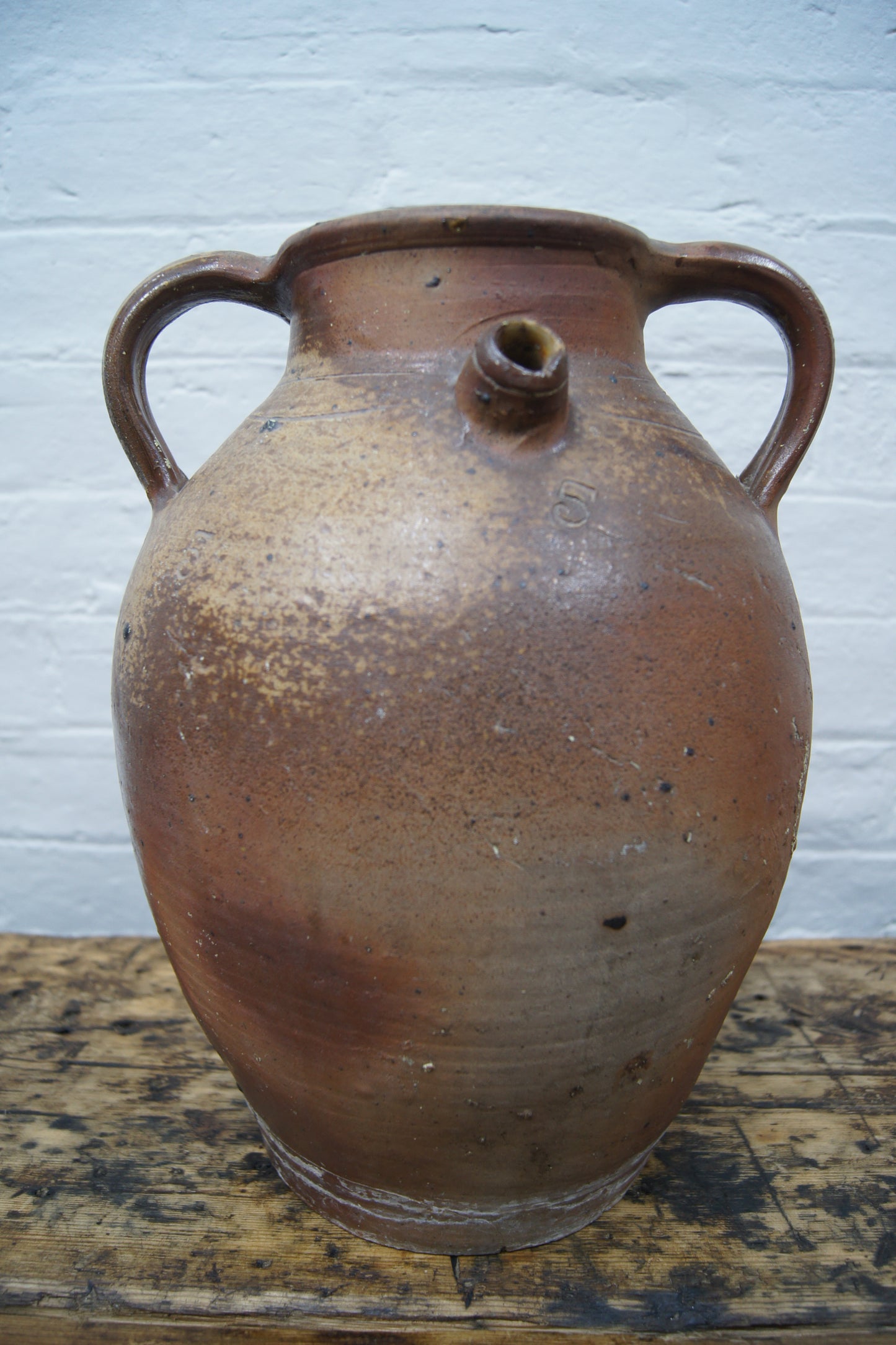 Large French Terracotta Jug
