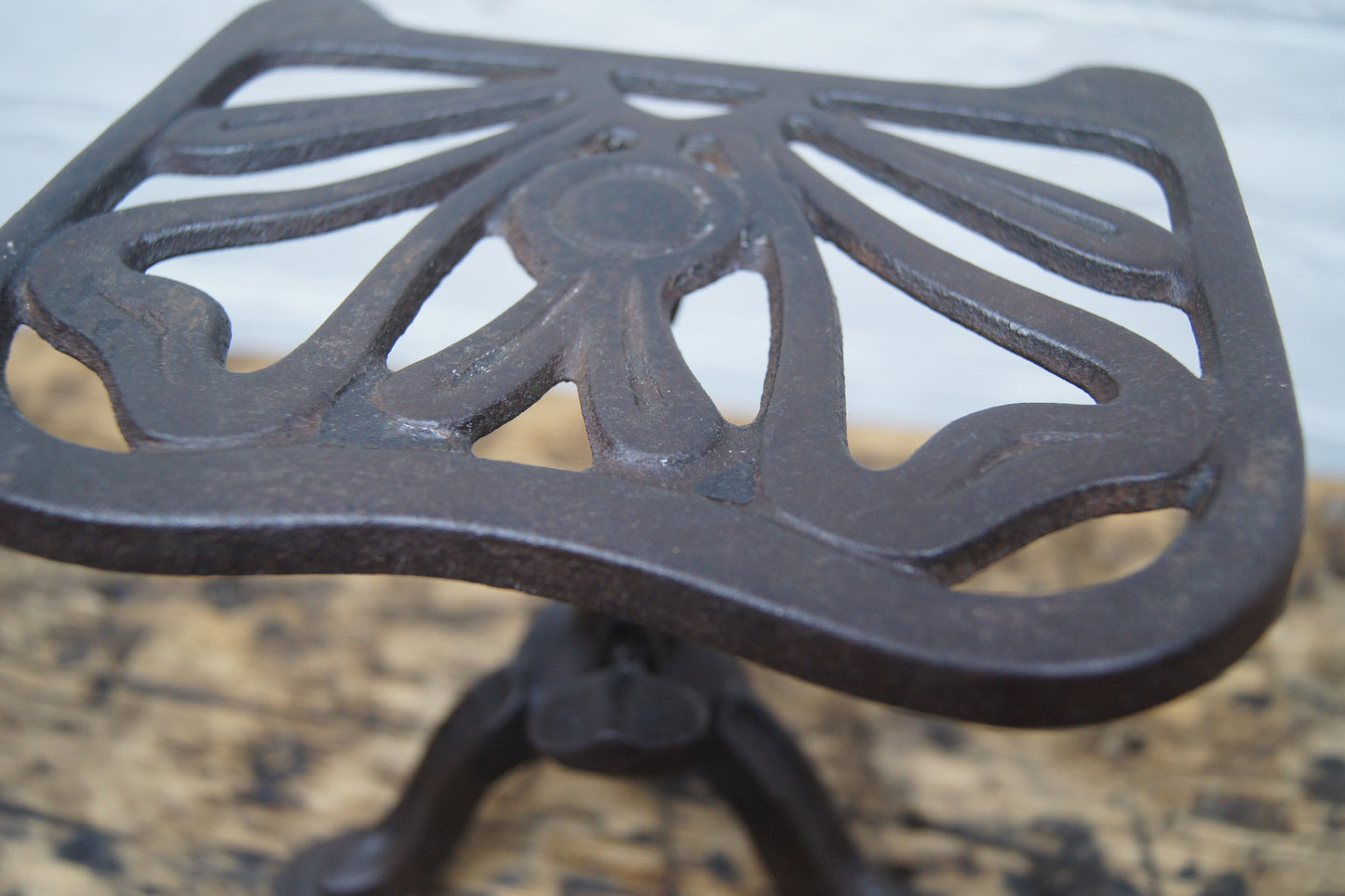 Antique Cast Iron ‘Justryte’ Trivet