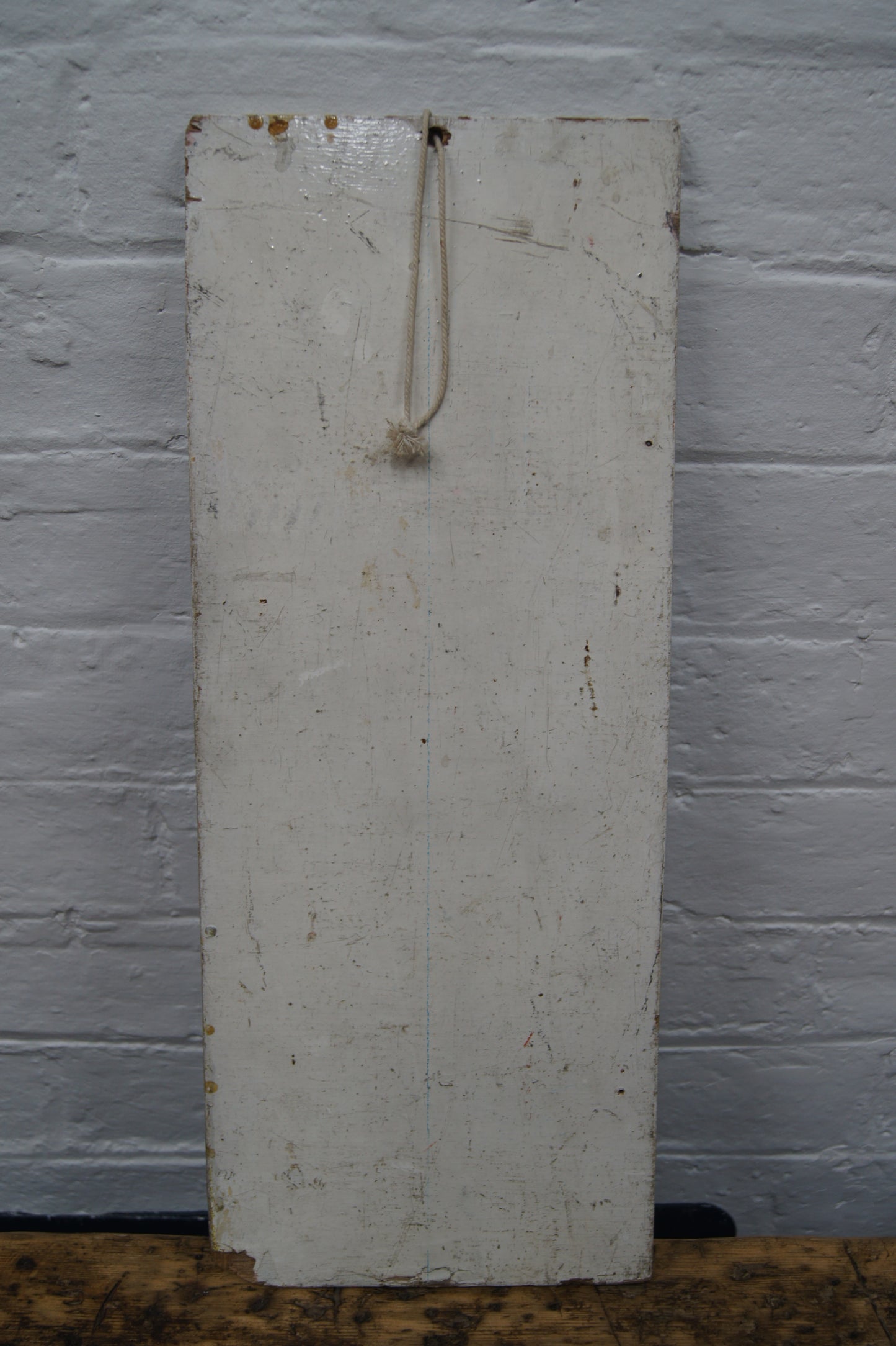 Vintage Hand-Painted Wooden Fairground Sign