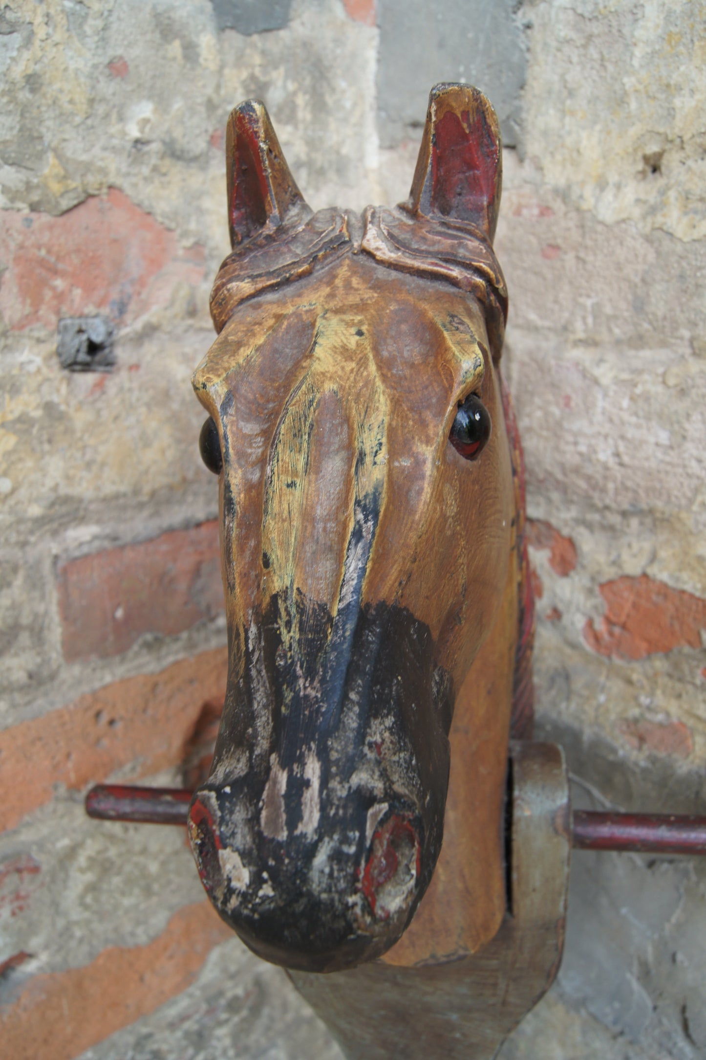 19th Century Antique French Wooden Hobby Horse